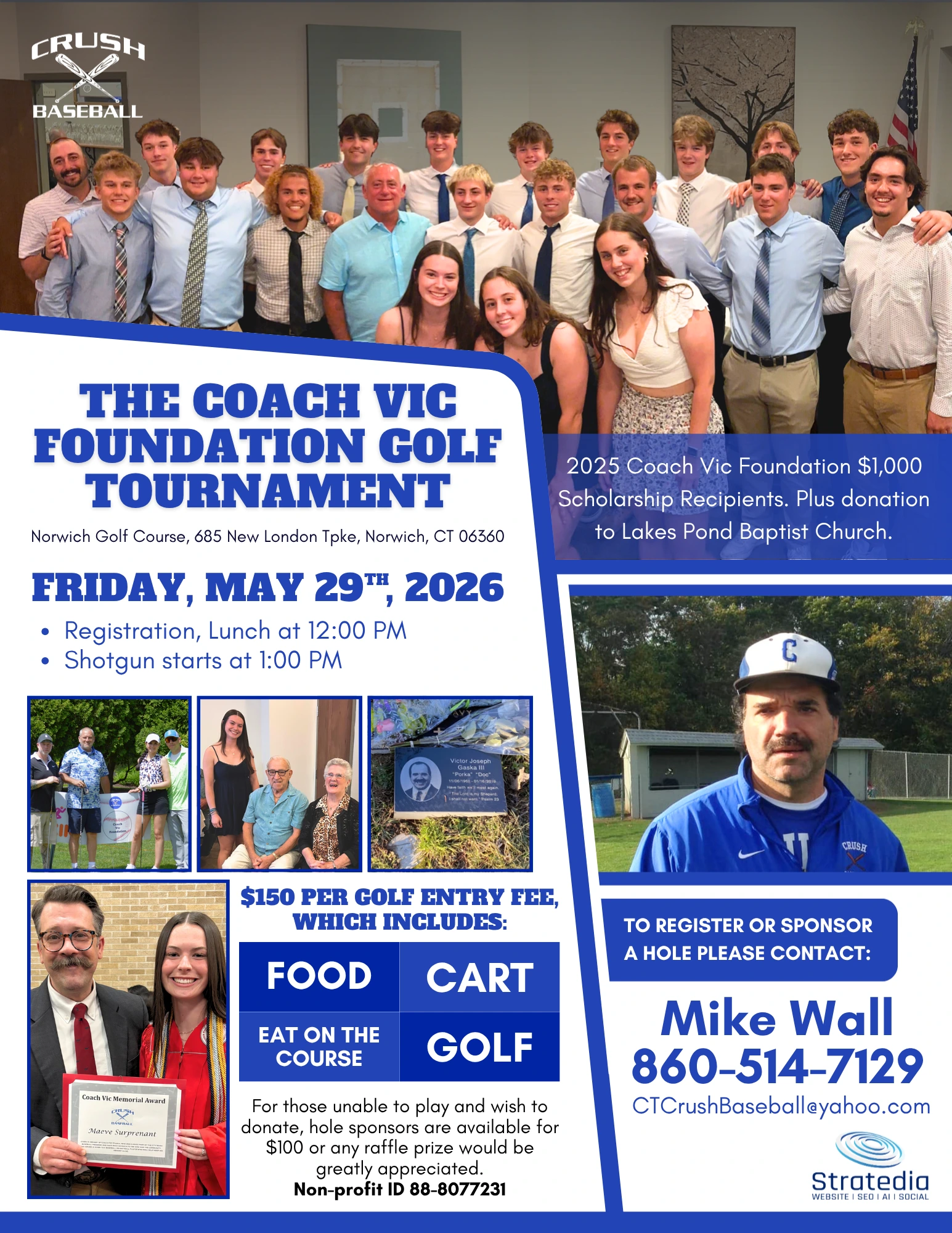 CT CRUSH GOLF TOURNAMENT FLYER – 1 Friday CT CRUSH GOLF TOURNAMENT FLYER - 1 Friday